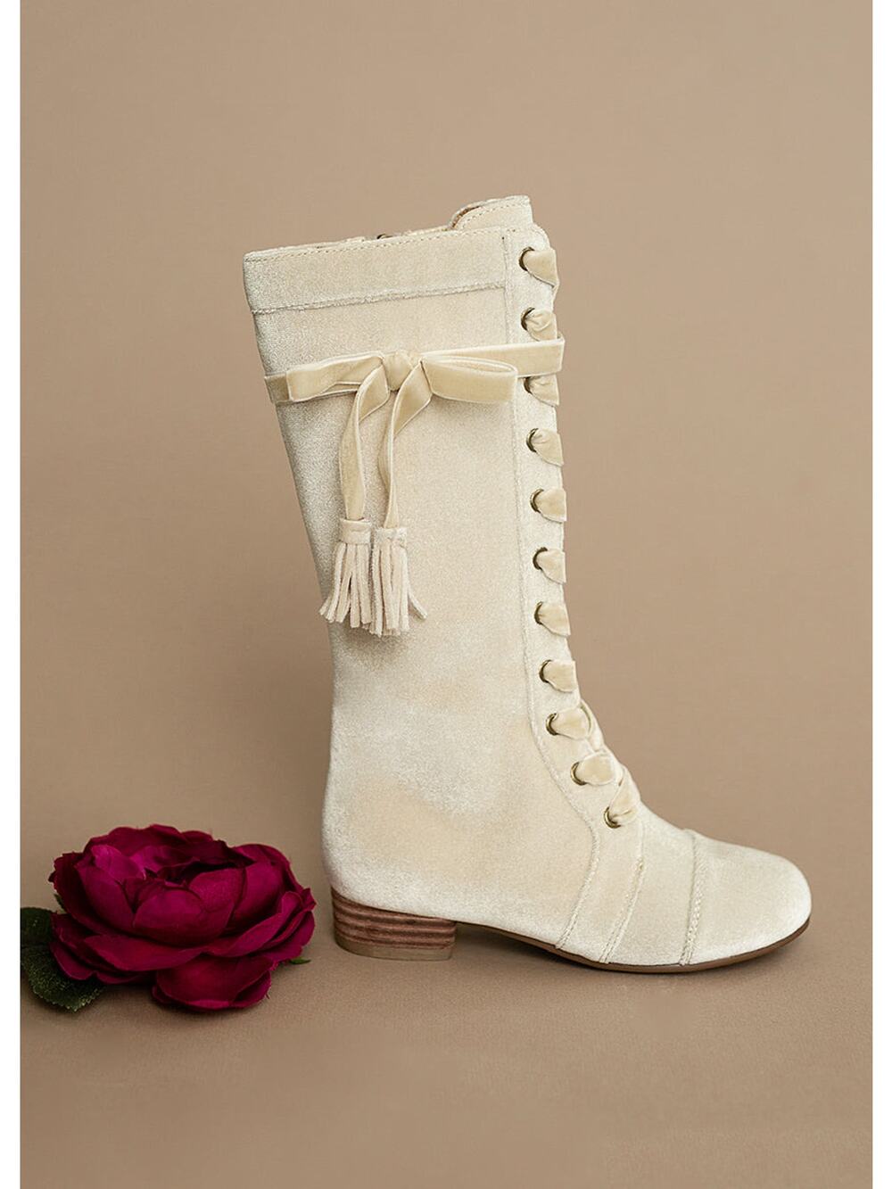 Joyfolie Mia Joy Marija Tall Boot in Champagne Girl’s Size 4Y